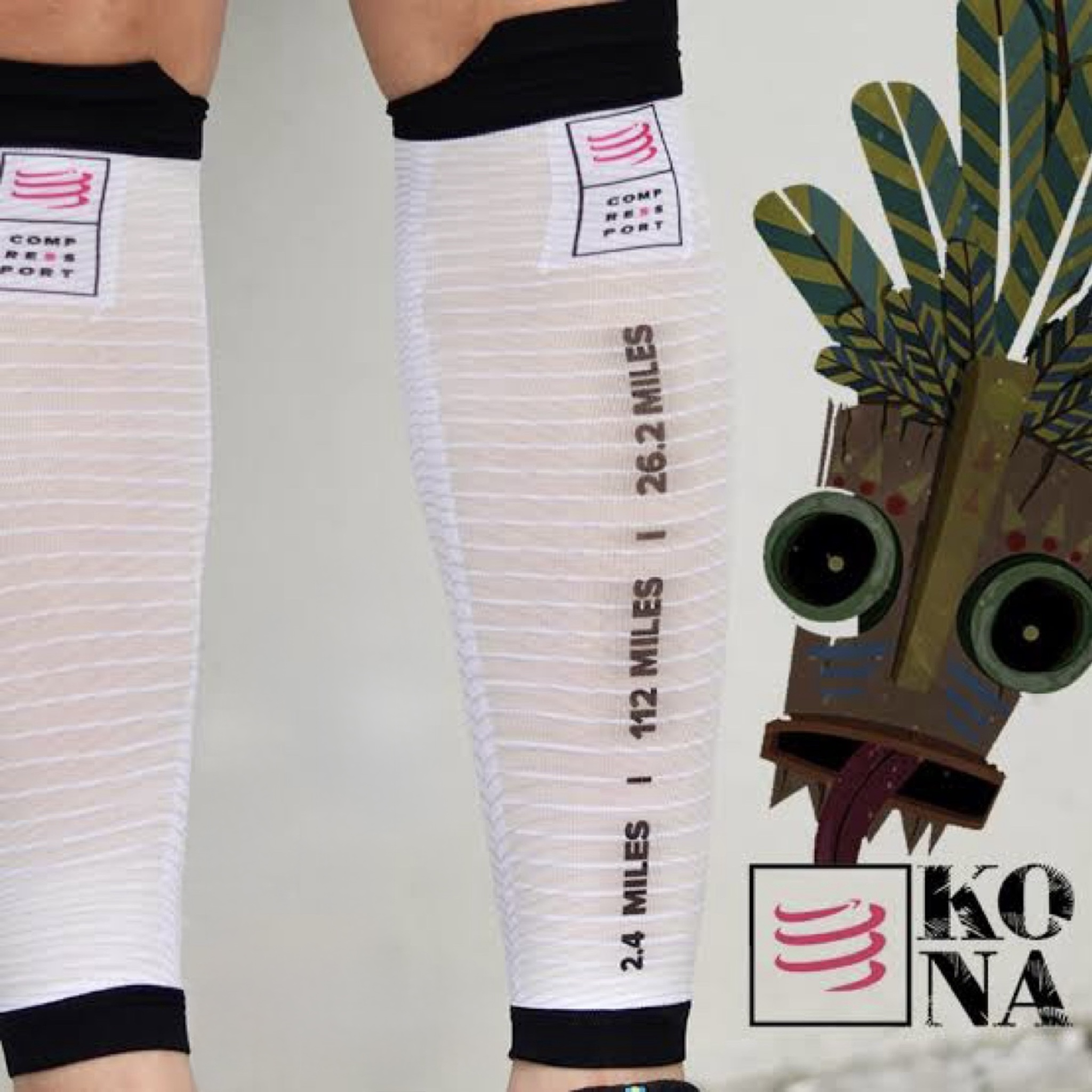 ซัพพอร์ตน่อง Compressport R2 Oxygen Calf Sleeve ‘KONA’ (T4)