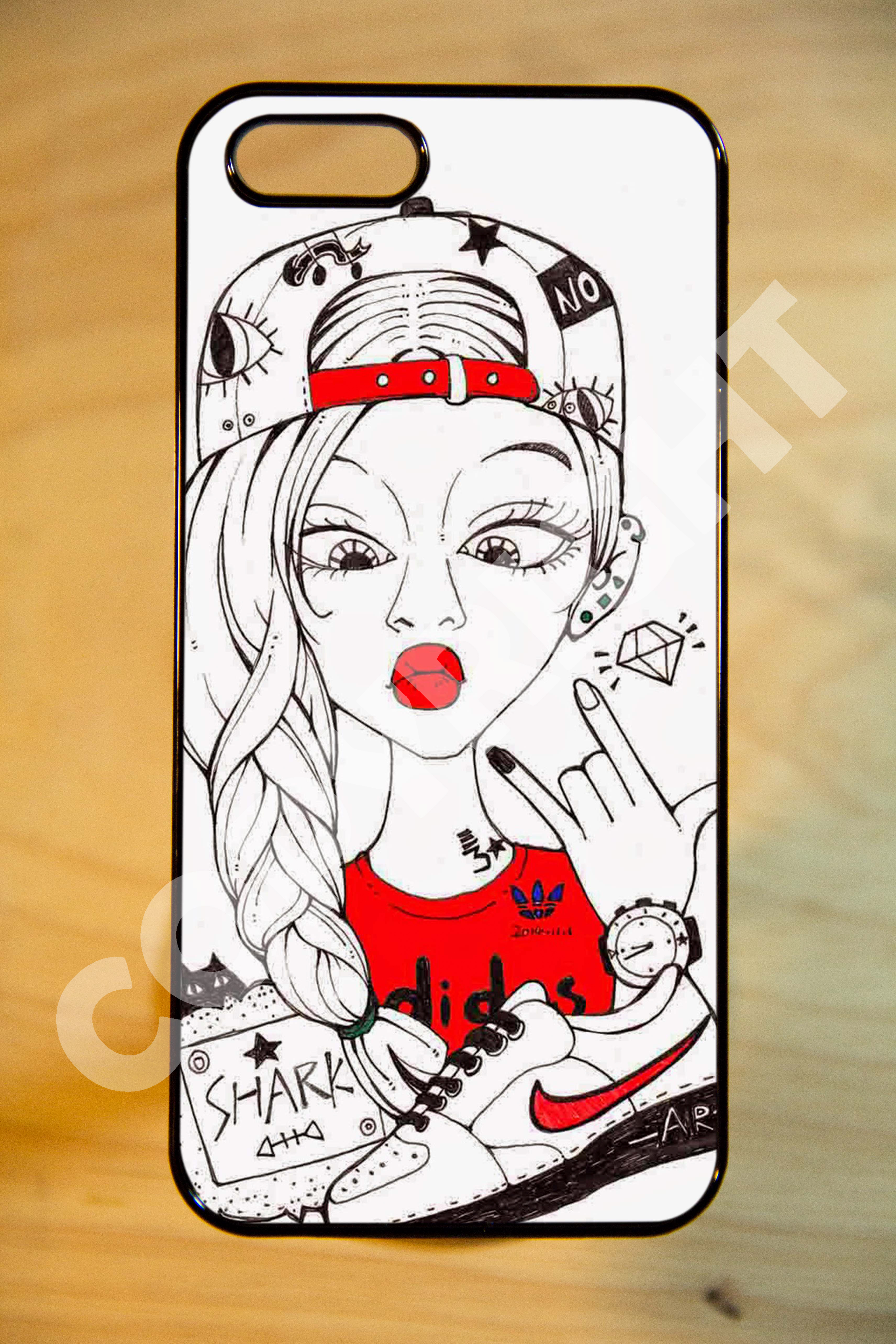 เคสสั่งทำ - ลายผู้หญิง อาร์ตๆ