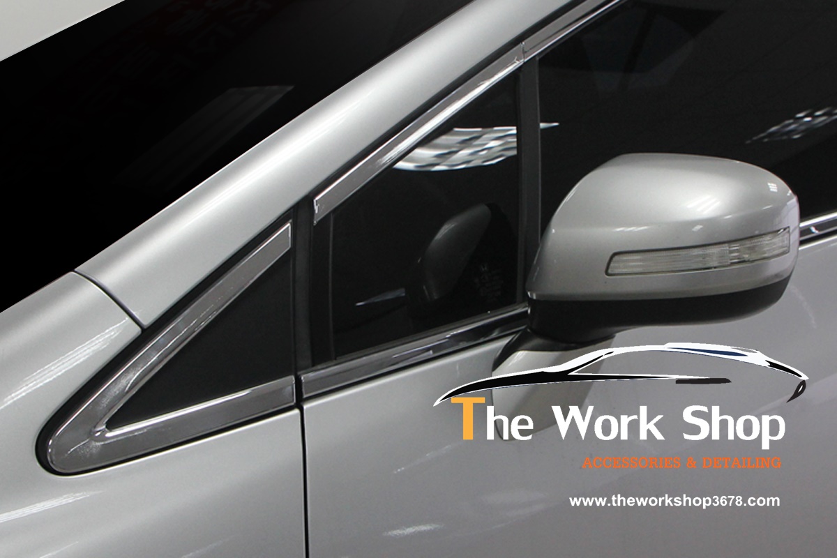 A Pillar Molding for Civic All New - ชุดโครเมี่ยมแต่งข้างและฐานกระจกมองข้าง