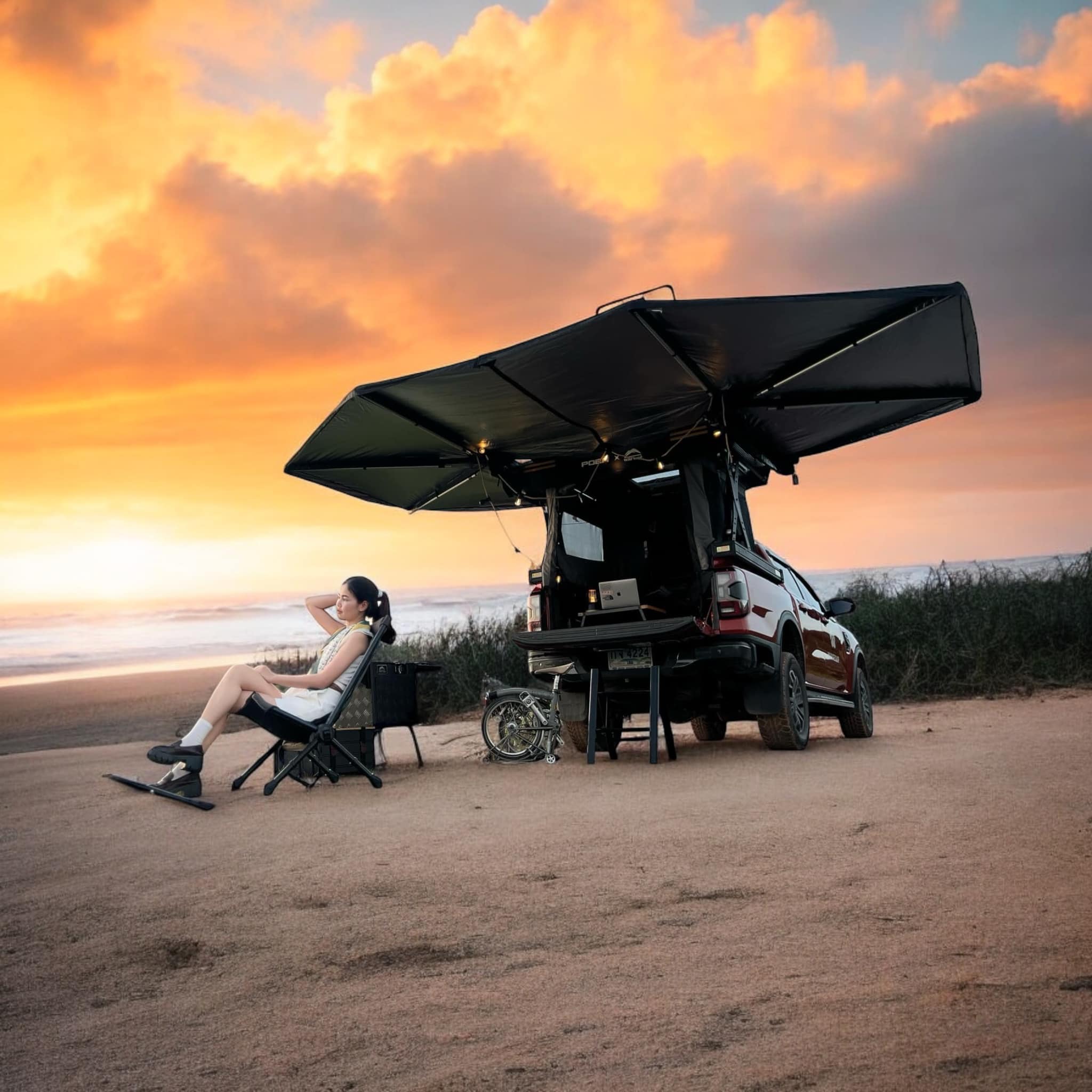 Truck Camper SAFARI CRUISER (Wildland) เต็นท์หลังคารถสุดหรู รุ่นใหม่ล่าสุด - By MaxX Equip