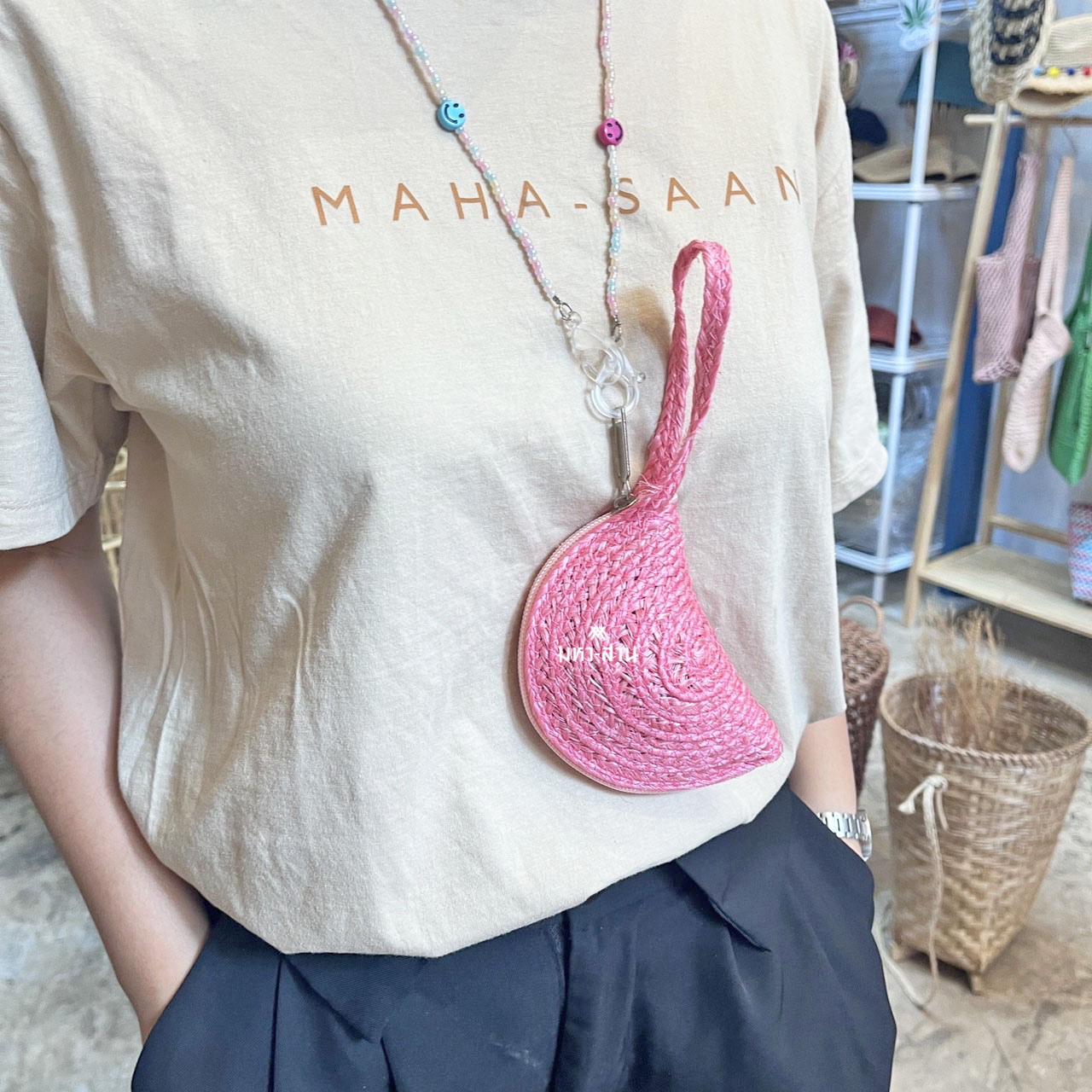 กระเป๋าป่าน กระหรี่ปั๊ป ใส่เหรียญ ของชำร่วย คละแบบ🍩