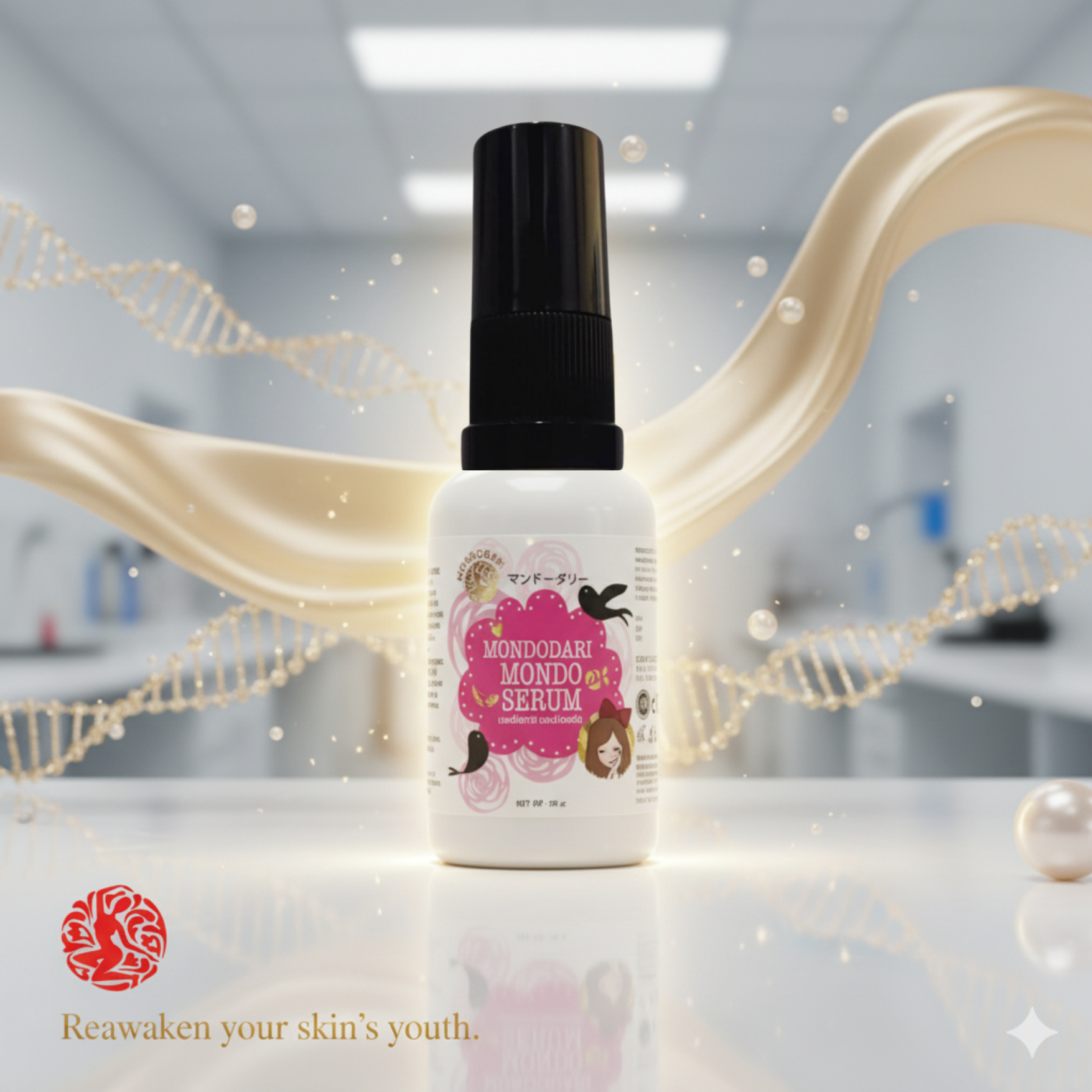 MONDO SERUM – เซรั่มบำรุงผิวสำหรับผิวบอบบางแพ้ง่าย 30 กรัม