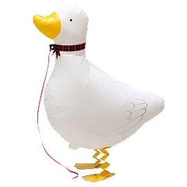 ลูกโป่งเป็ดขาวเดินได้ Air walking Pet White Duck
