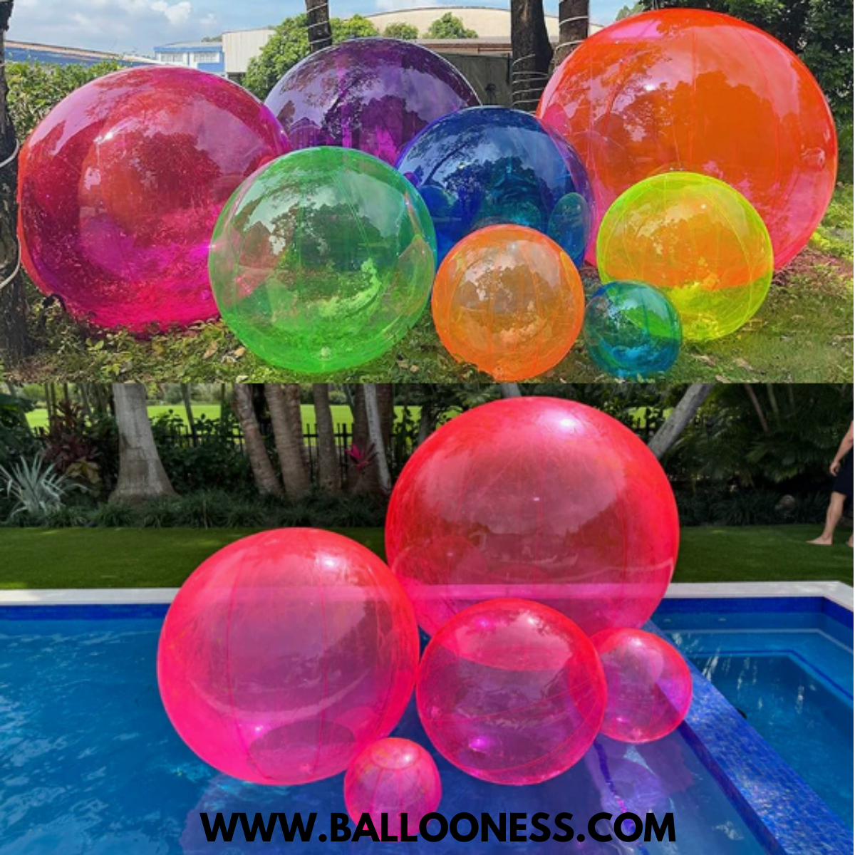 รับผลิตลูกโป่ง PVC ขนาด 50cm , 60cm , 90cm , 120cm , 180cm (สีมาใหม่) ระบุสีในหมายเหตุได้เลยค่ะ