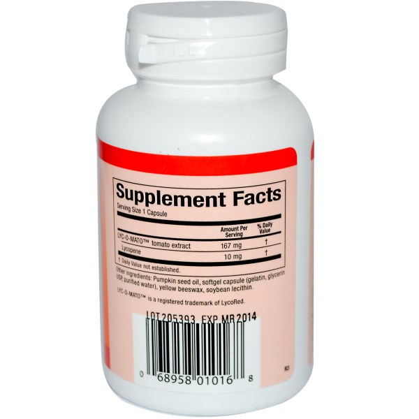 Natural Factors, Lycopene, 10 mg, 60 Softgels