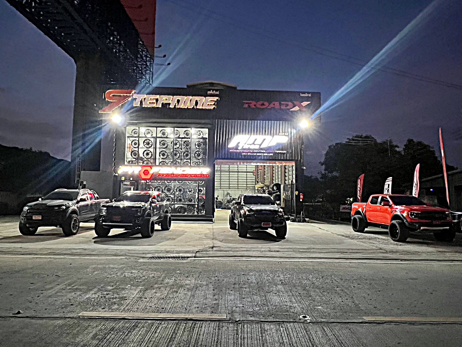 D-MAX ทรงเมกา จัดล้อแท้ HOSTILE ที่ STEP9