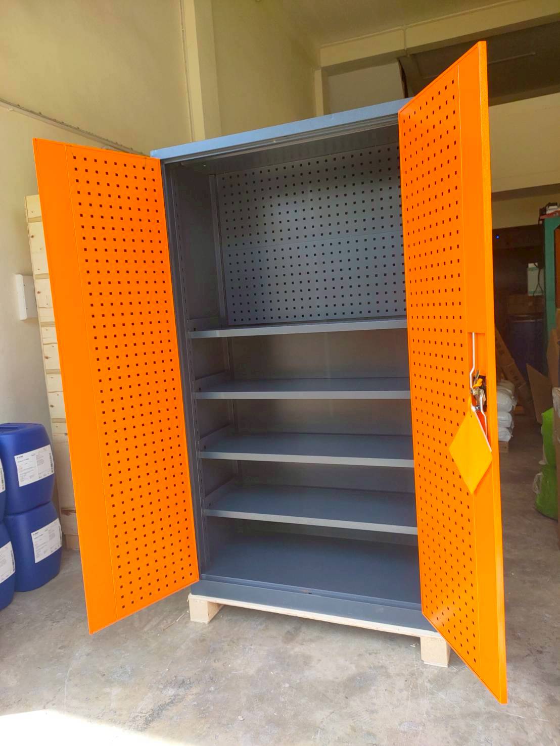 ตู้เก็บเครื่องมืออเนกประสงค์ บานประตูคู่ เก็บอะไหล่ เครื่องมือช่าง รุ่น SSM-01