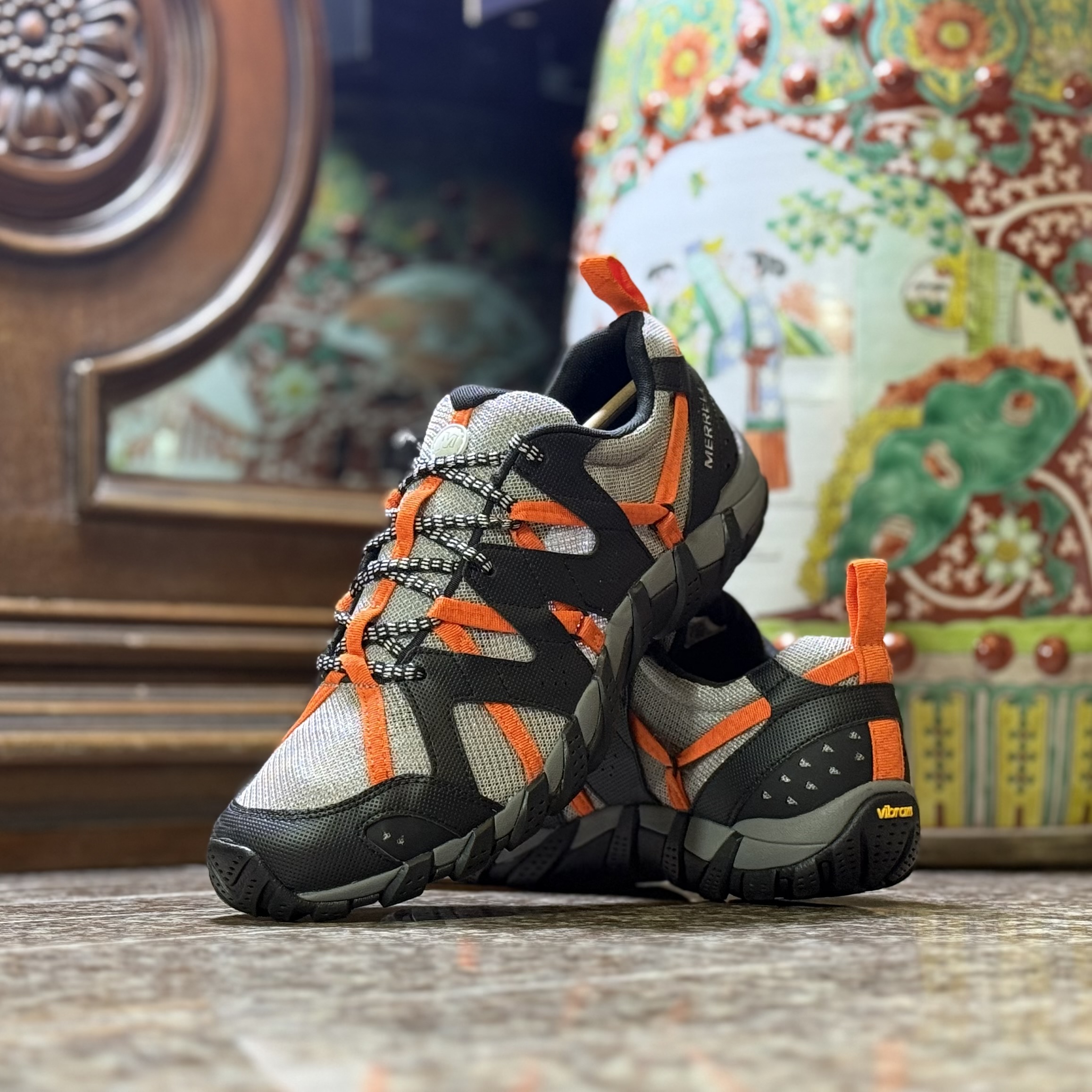 รองเท้าวิ่งเทรล Merrell WaterPRO Maipo 2 ‘Black/Papaya’ (M9/11US)