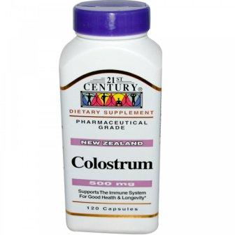 21st Century Health Care, Colostrum, 500 mg, 120 Capsules
