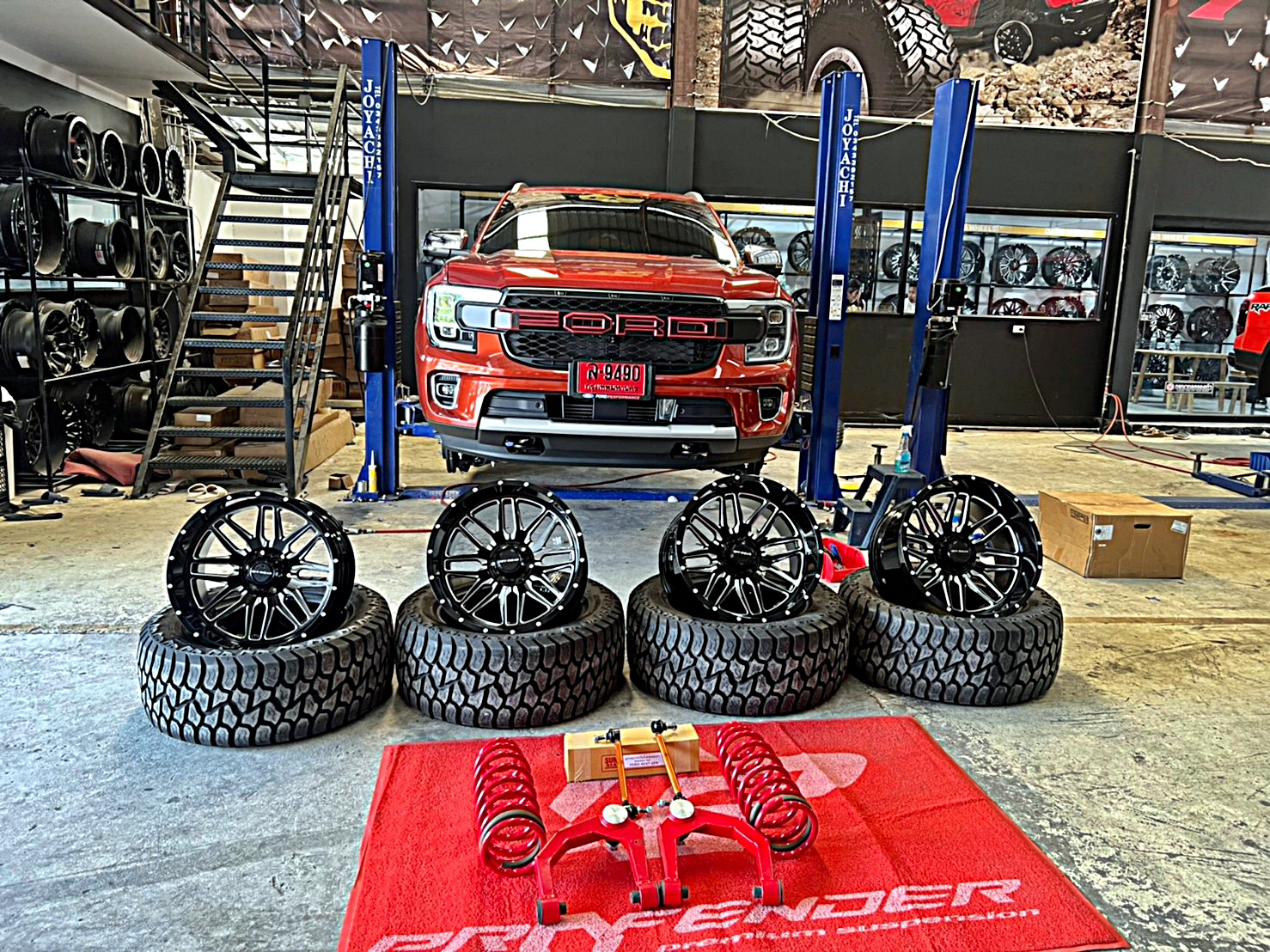 #FORD-EVEREST_NEXTGEN จองคิวมาจากสระแก้ว ทำทรงเมกาที่ STEP9