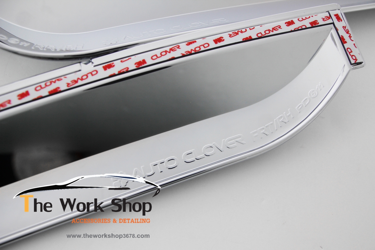 Chrome Door Visor for Rio 4 Door ( กันสาดแบบโครเมี่ยม )