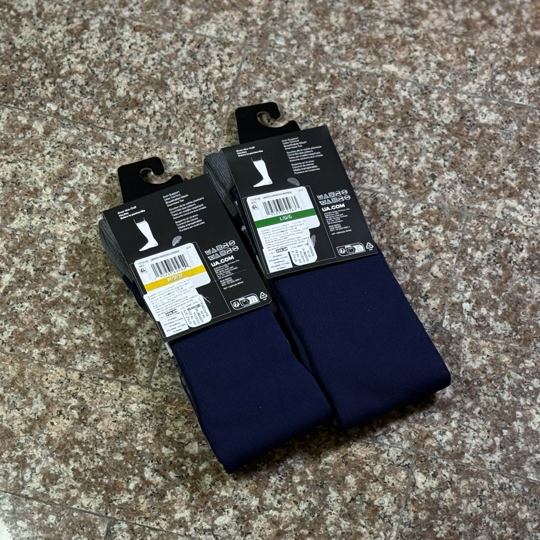 ถุงเท้า Under Armour Magnetico Cushioned Soccer Socks ‘Midnight’ (MD)