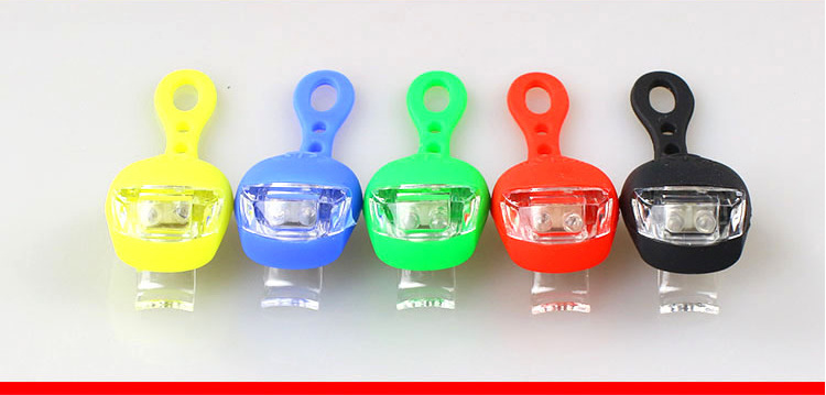ไฟจักรยาน รุ่น ไฟซิลิโคนตากบ 2LED
