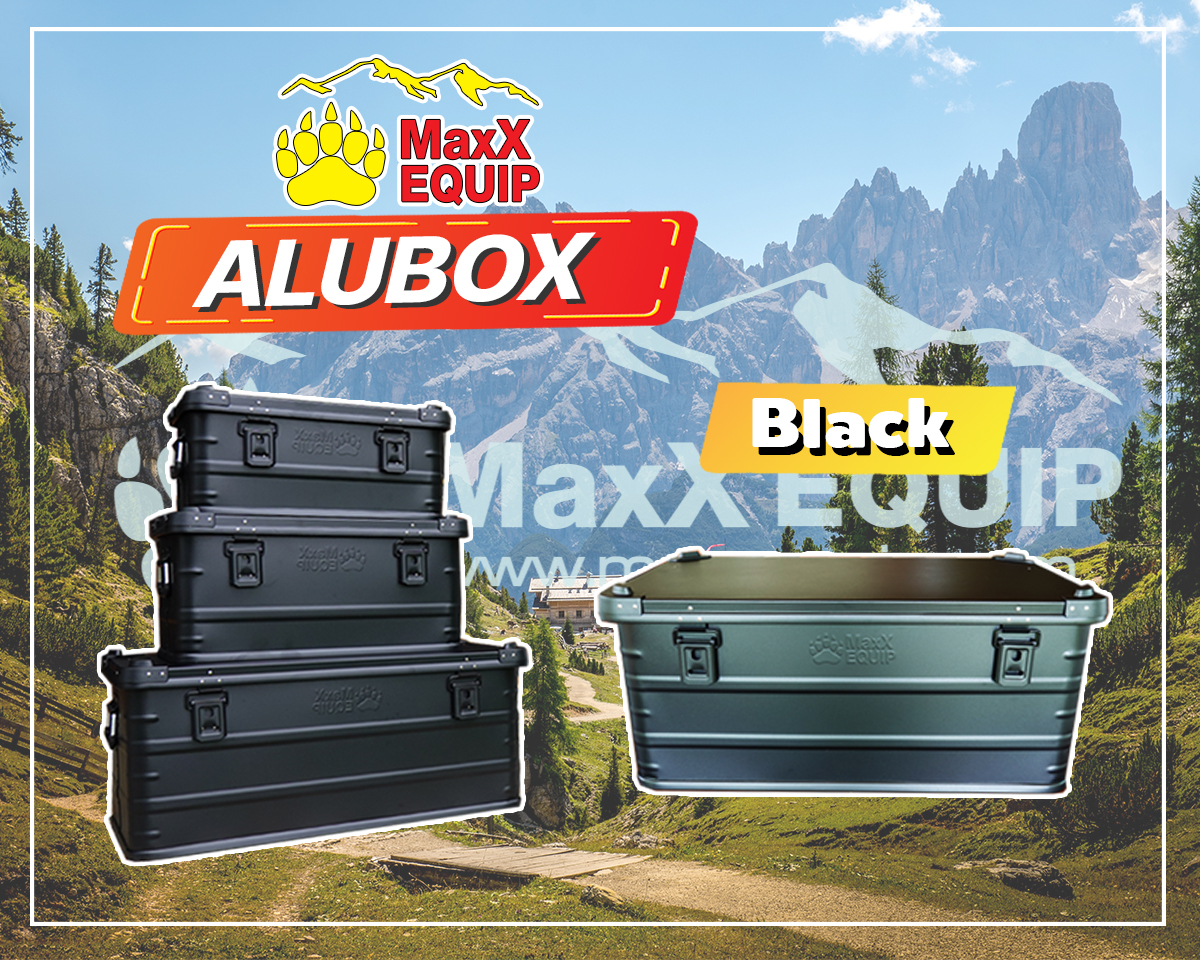 กล่อง alubox black Size S BY MaxX EQUIP