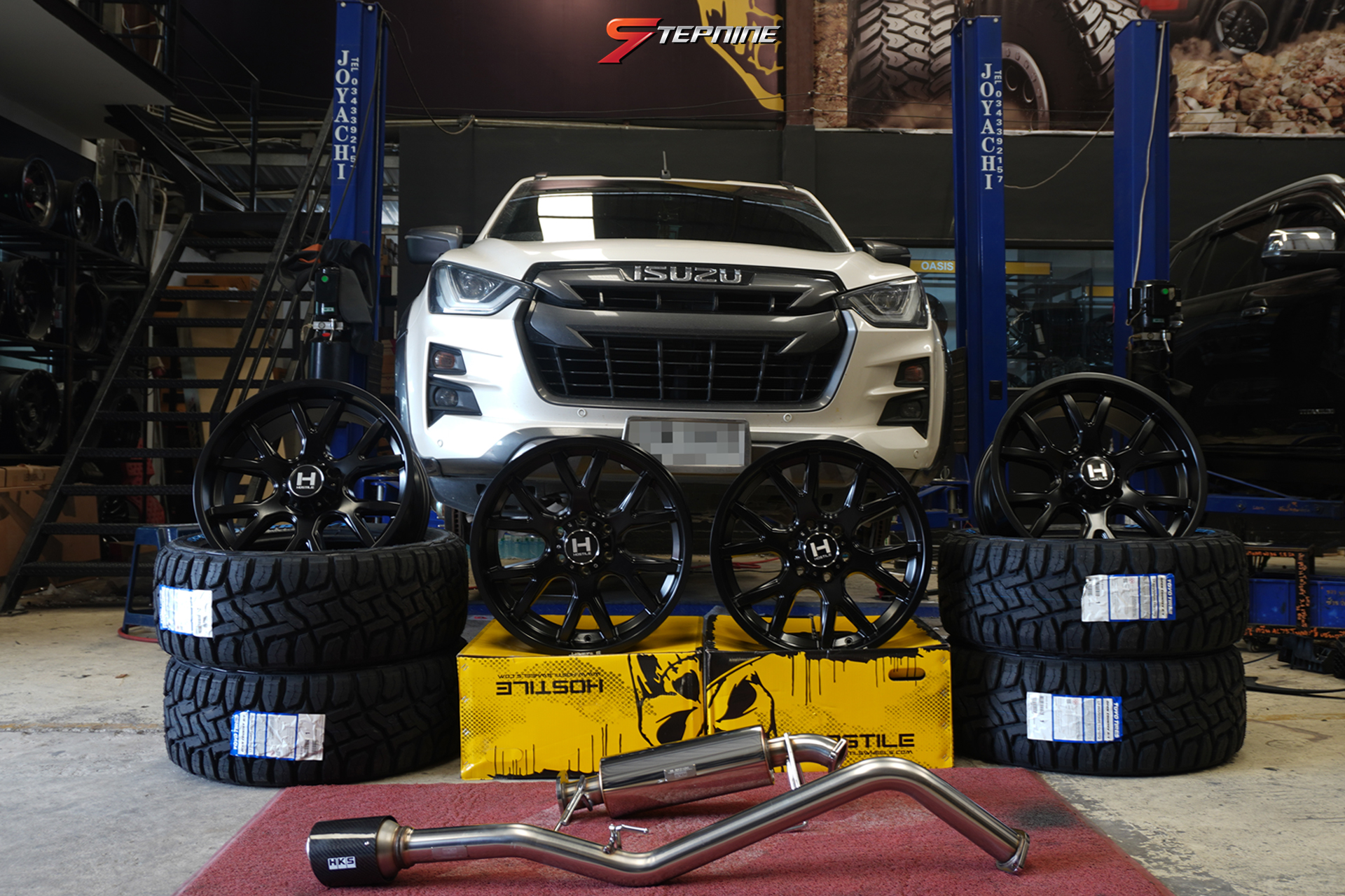 ISUZU D-MAX V-CROSS ทรงมาเฟีย ล้อแท้ ช่วงล่างเดิม ไม่ยื่น ไม่ล้น