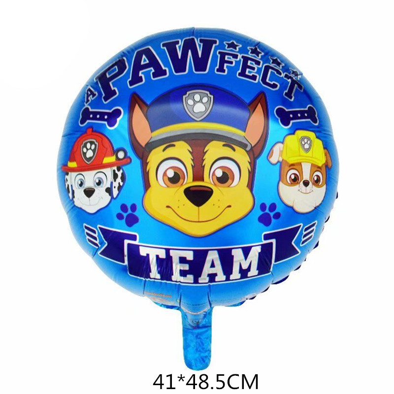 18''BLUE PAW PATROL BALLOON / ลูกโป่งพอลเพ็ทโทรสีน้ำเงิน