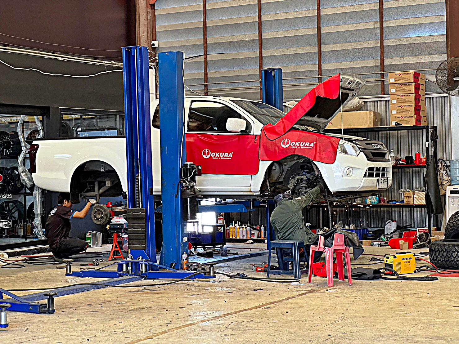 D-MAX ตัวเตี้ย ทำให้เป็นตัวสูง ทรงเมกา