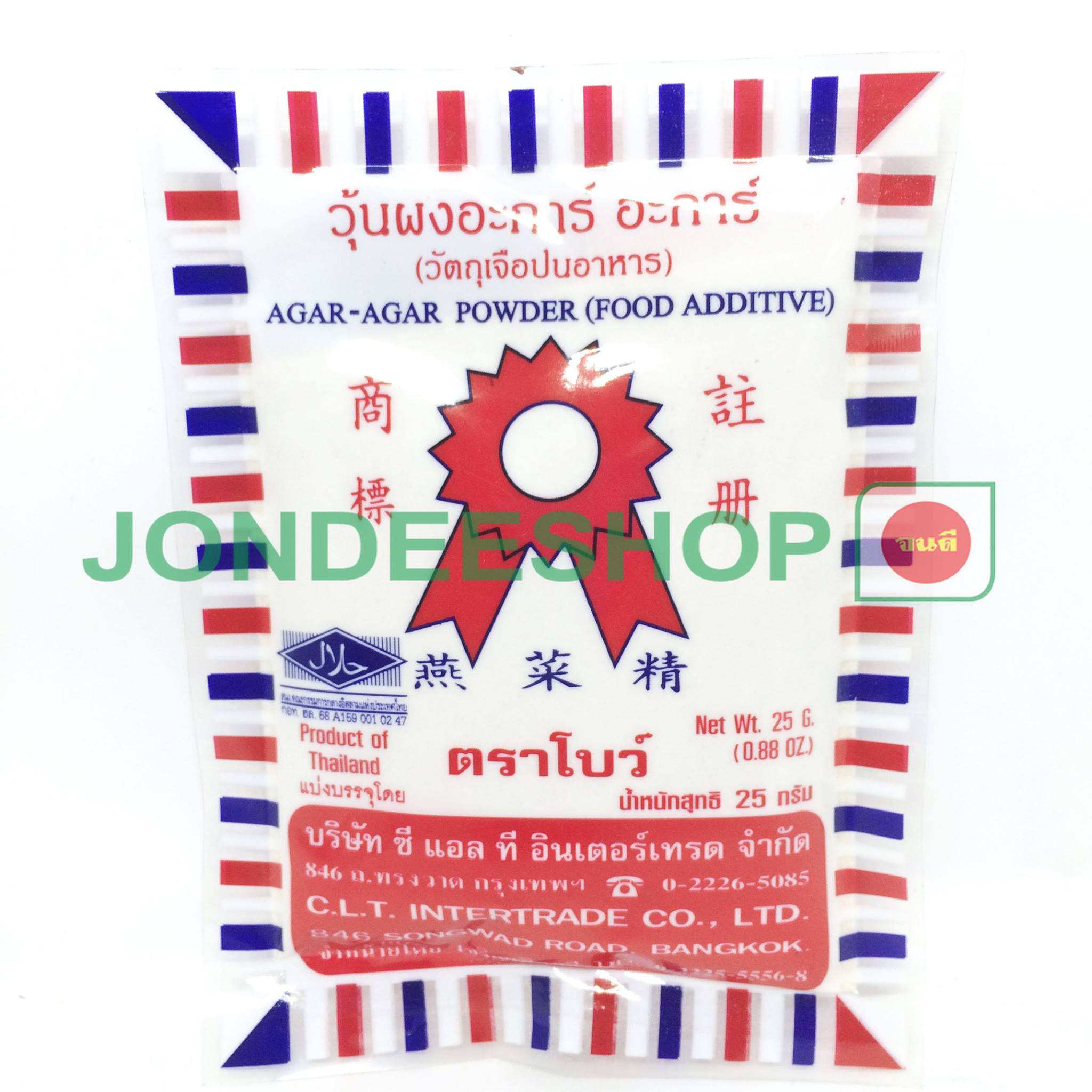 วุ้นผงตราโบว์ 25 ก.#8856001000035