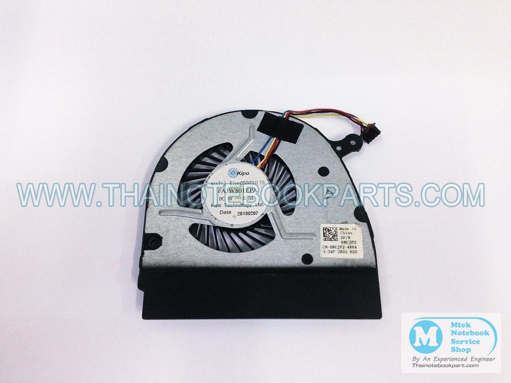 MT01518 พัดลมระบายความร้อนโน๊ตบุ๊ค DELL VOSTRO 5460 V5460 V5470 5470 14z-3526 FAJW801EPA (ข้างซ้าย สินค้ามือสอง) 2