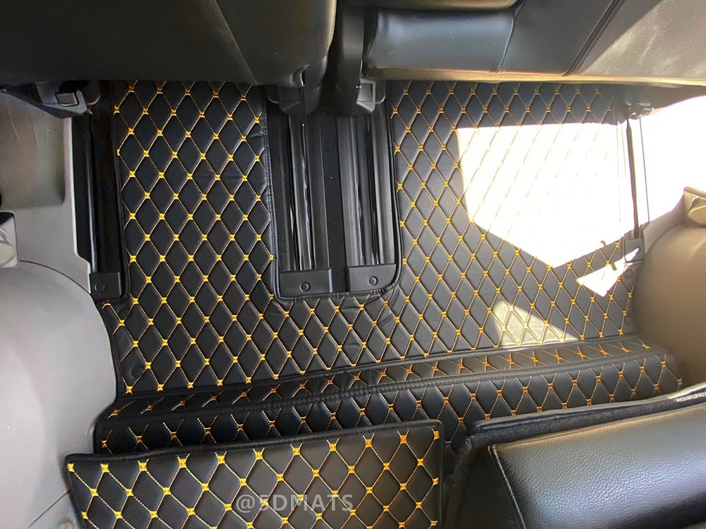 พรมปูพื้นรถยนต์ 7D MITSUBISHI SPACE WAGON พรม7D สเปซวากอน เสริมใยดักฝุ่น ทั้งคัน เข้ารูป (พร้อมส่ง)