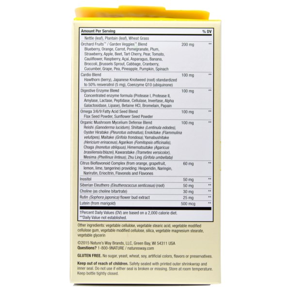 Nature's Way, Alive! Max3 Daily Multi-Vitamin, No Iron Added, 90 Tablets