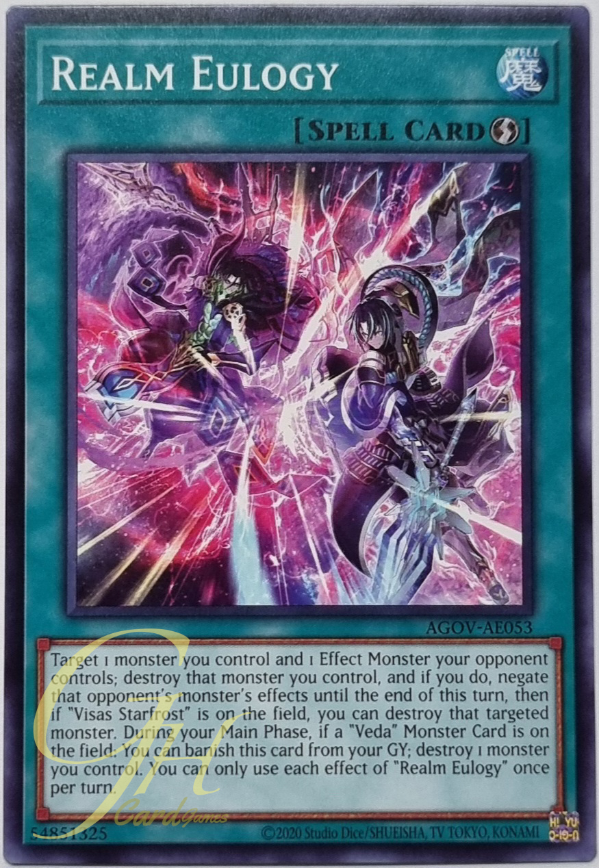 Yugioh [AGOV-AE053] Realm Eulogy (Common)
