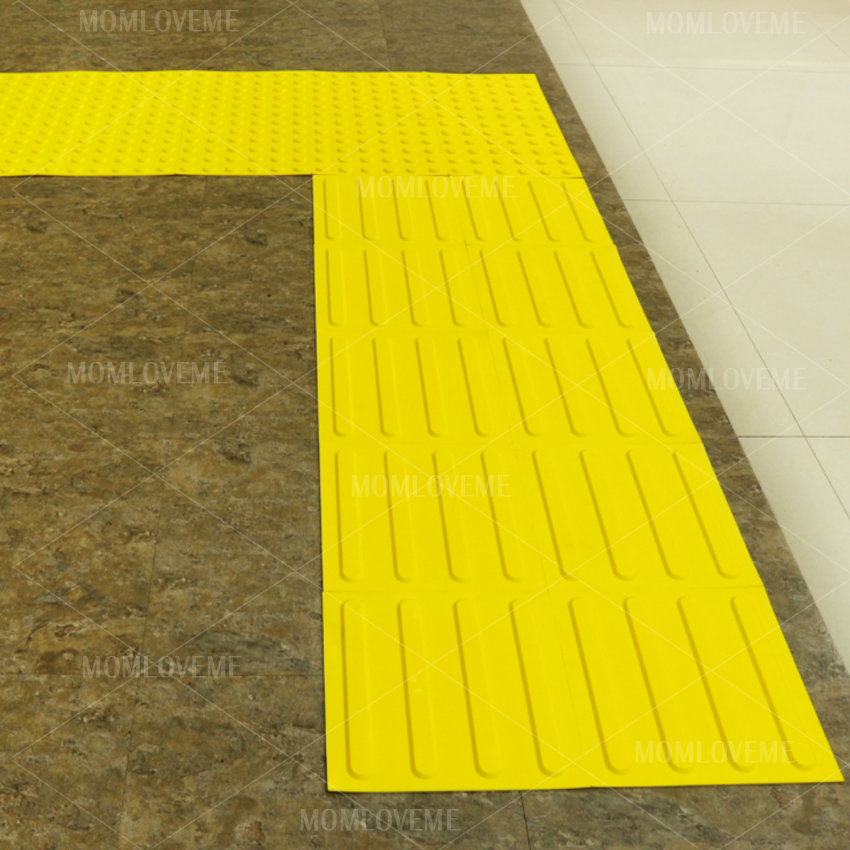 กระเบื้องยาง นำทางคนตาบอด ลายยาว สีเหลือง 1000แผ่น/ราคาต่อแผ่น100บาท (กรุณาดูราคาต่อจำนวนการสั่งน๊ะค่ะ)(กรุณารอร้านยืนยันการสั่งทางเมล์)