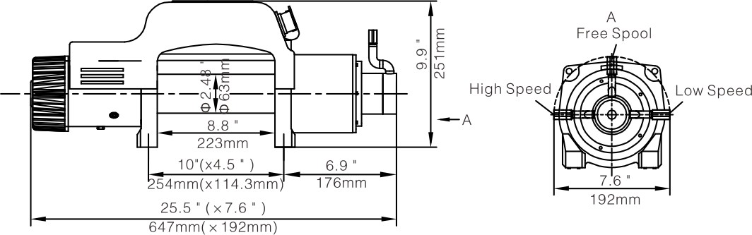 WinchRunva 2 Speed EWP12000U