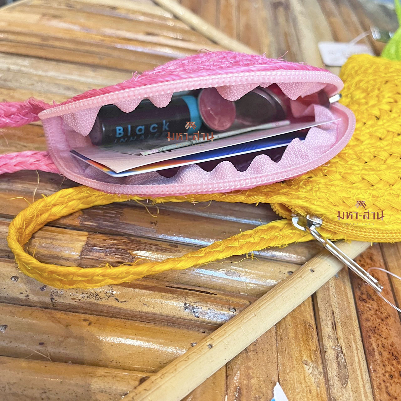 กระเป๋าป่าน กระหรี่ปั๊ป ใส่เหรียญ ของชำร่วย คละแบบ🍩