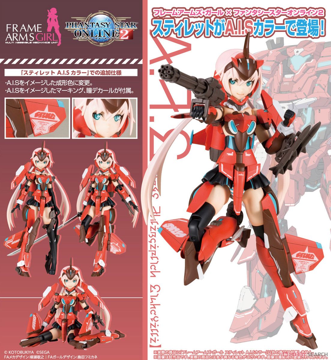 Frame Arms Girl Stylet A.I.S Color (Plastic model)