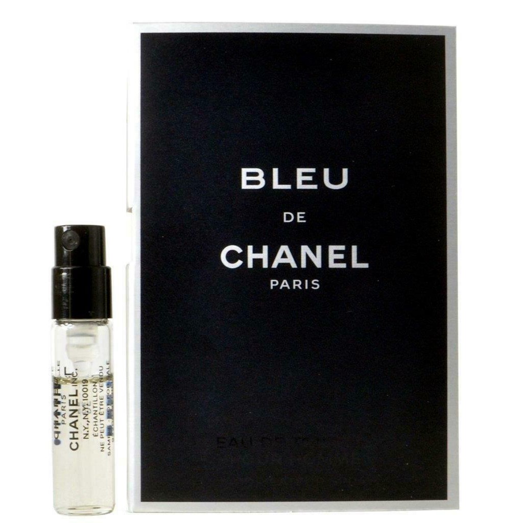 น้ำหอมแท้ ขนาดทดลอง CHANEL - BLEU DE CHANEL CHANEL BLEU EDT EAU DE TOILETTE POUR HOMME SPRAY 1.5 ML