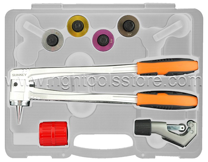 เครื่องมือขยายท่อทองแดง พร้อมตัด FTD-401 SUNKEY