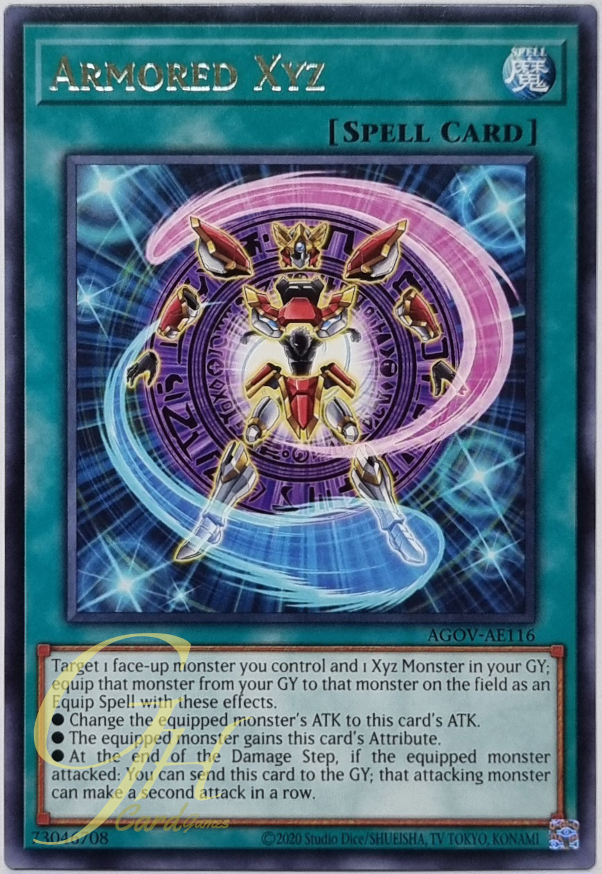 Yugioh [AGOV-AE116] Armored Xyz (Rare)