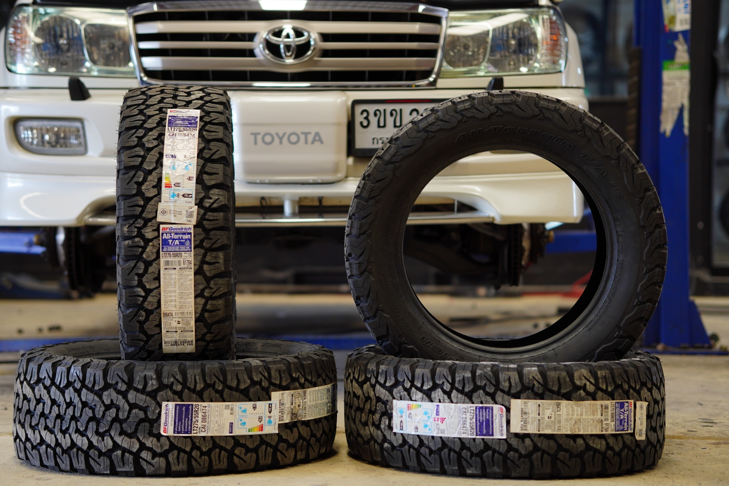 ยาง BF GOODRICH 275/55R20 KO2 ปี22 ปรายปี USA ใช้โคตคุ้ม