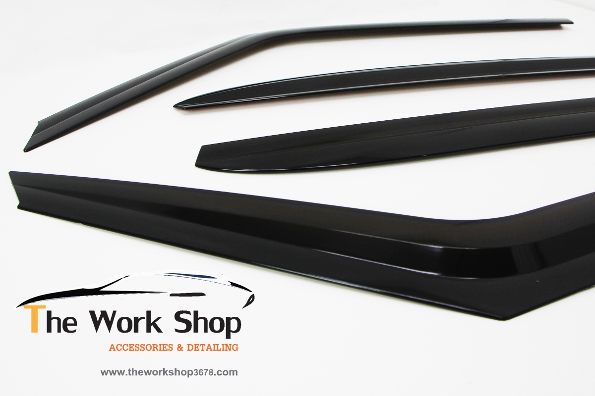 Smoke Door Visor for Soul ( กันสาดสีดำ )