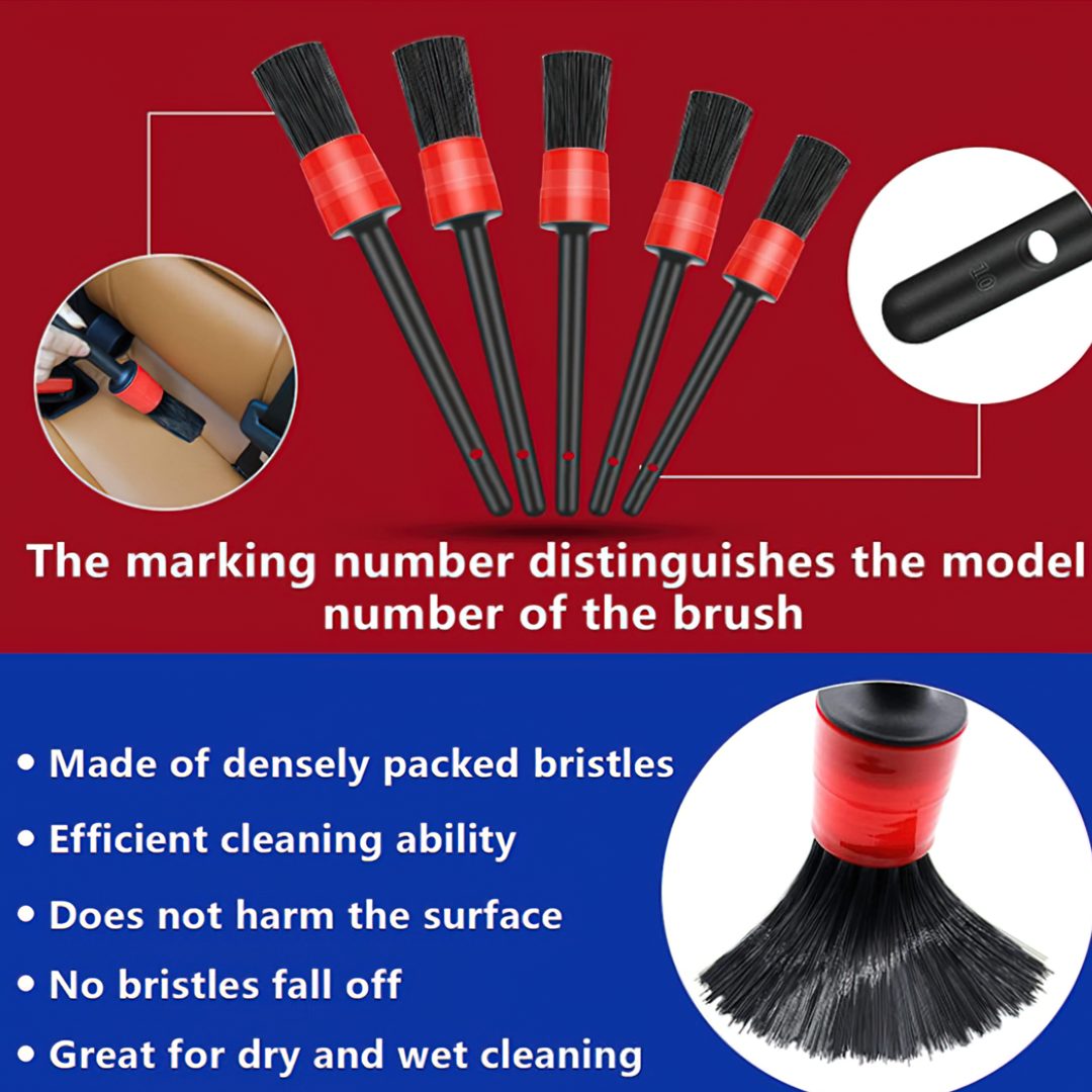 14530 ชุดเซ็ตอุปกรณ์ทำความสะอาดล้างรถยนต์ สุดคุ้ม 14 ชิ้น (แปรงพู่กัน+แปรงขัด+ผ้าเช็ดรถ+ฟองน้ำ)