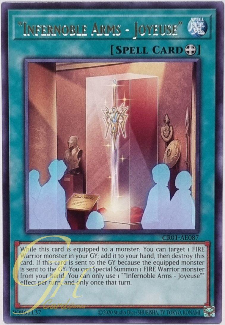 Yugioh [CR01-AE087] "Infernoble Arms - Joyeuse" (Rare)