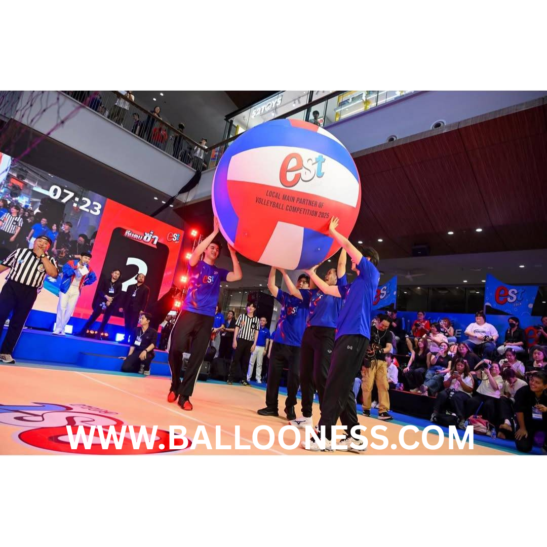 รับผลิตลูกบอลเป่าลม สกรีนข้อความ(สั่งผลิต15-20วัน)