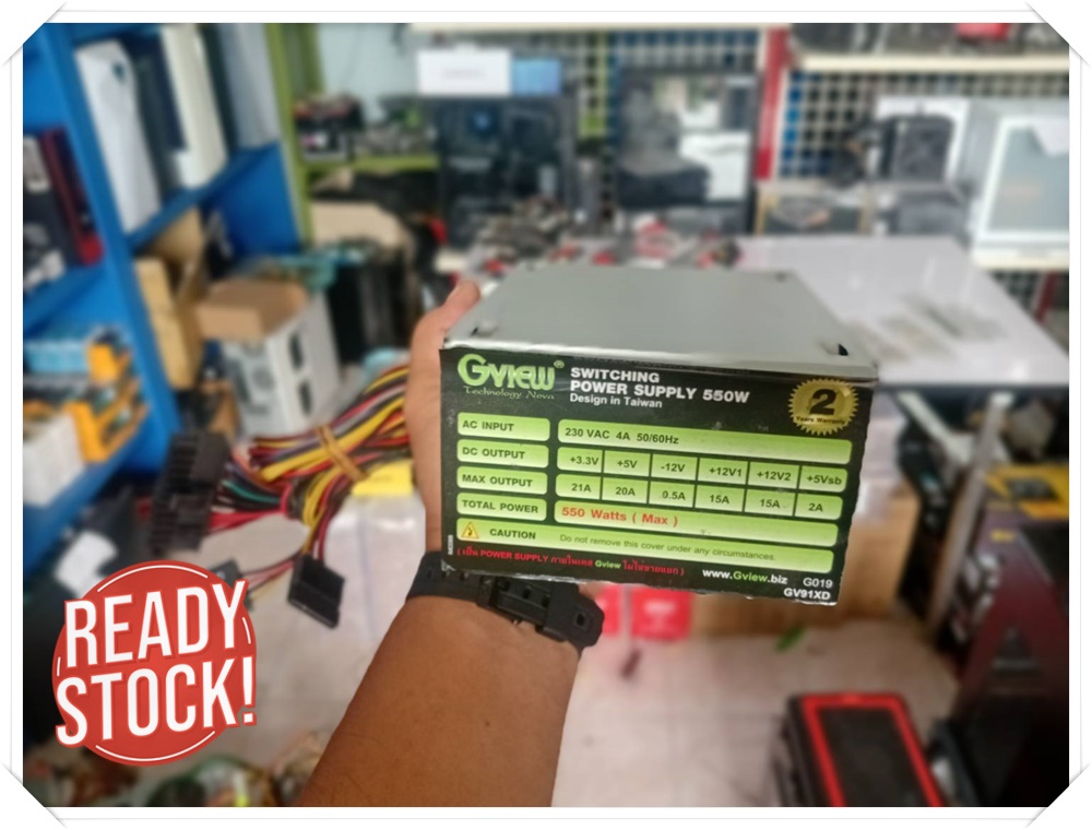 (* มือ2 ) PSU mini FOR ITX GVIEW 550W