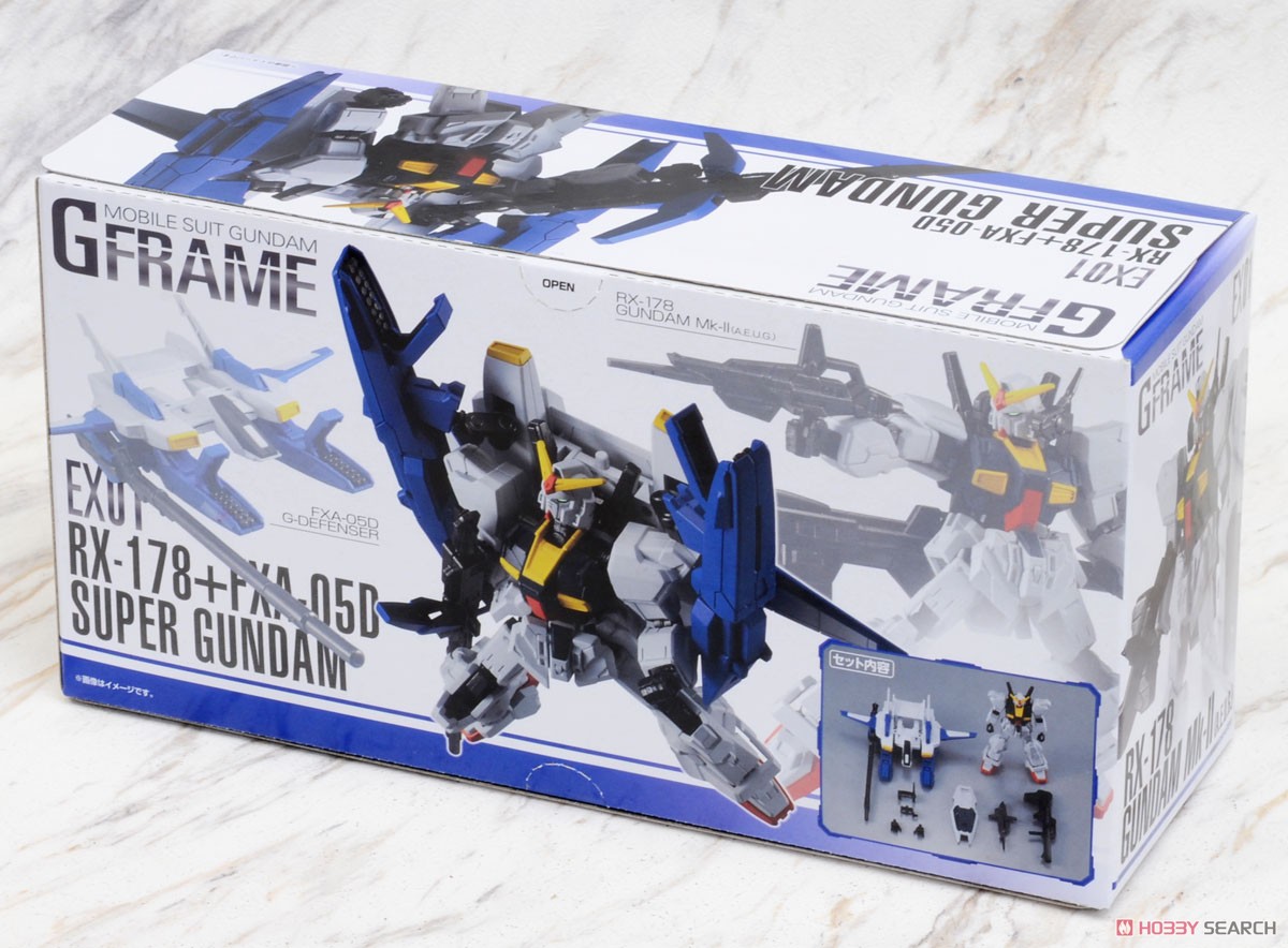 Mobile Suit Gundam G Frame EX01 Super Gundam (Shokugan)