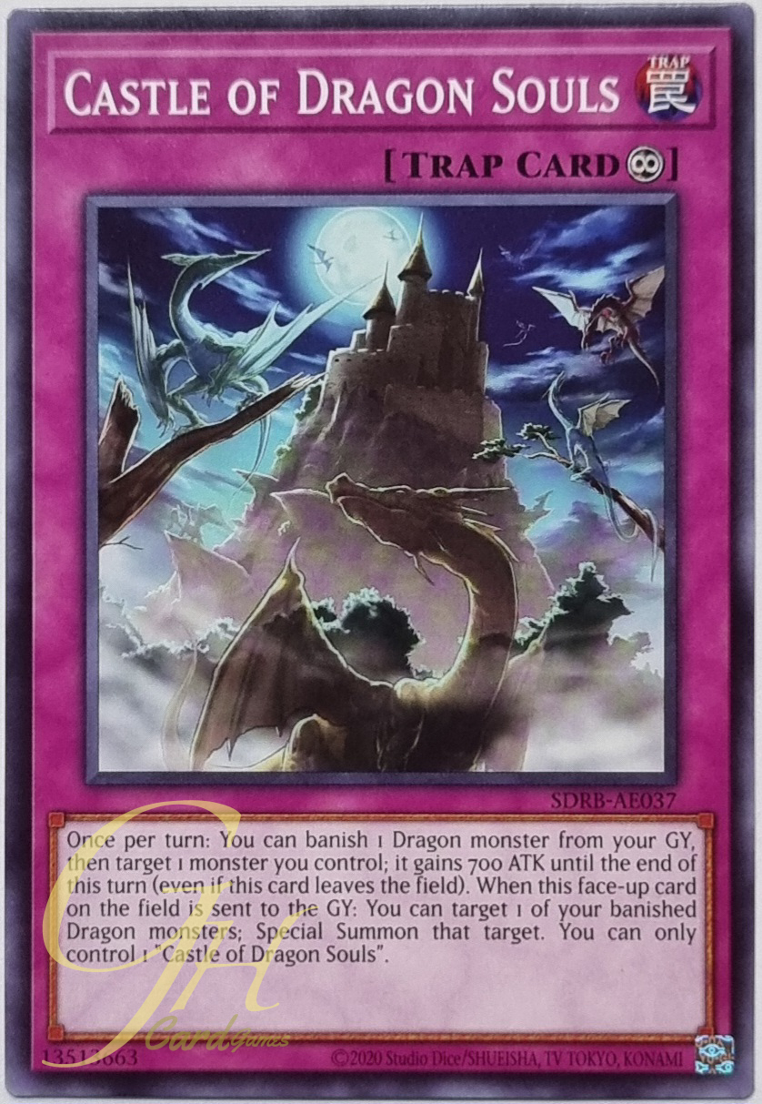 Yugioh [SDRB-AE037] Castle of Dragon Souls (Common)
