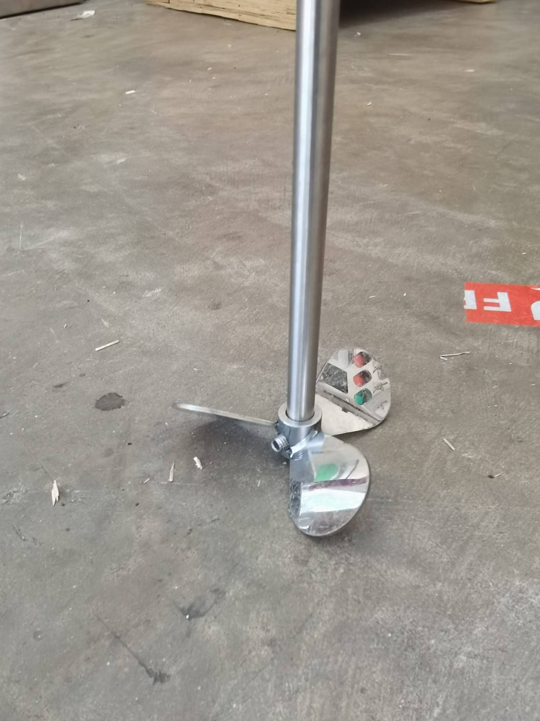 เครื่องปั่นผสม ต่อปั้มลม Pneumatic mixer seahui