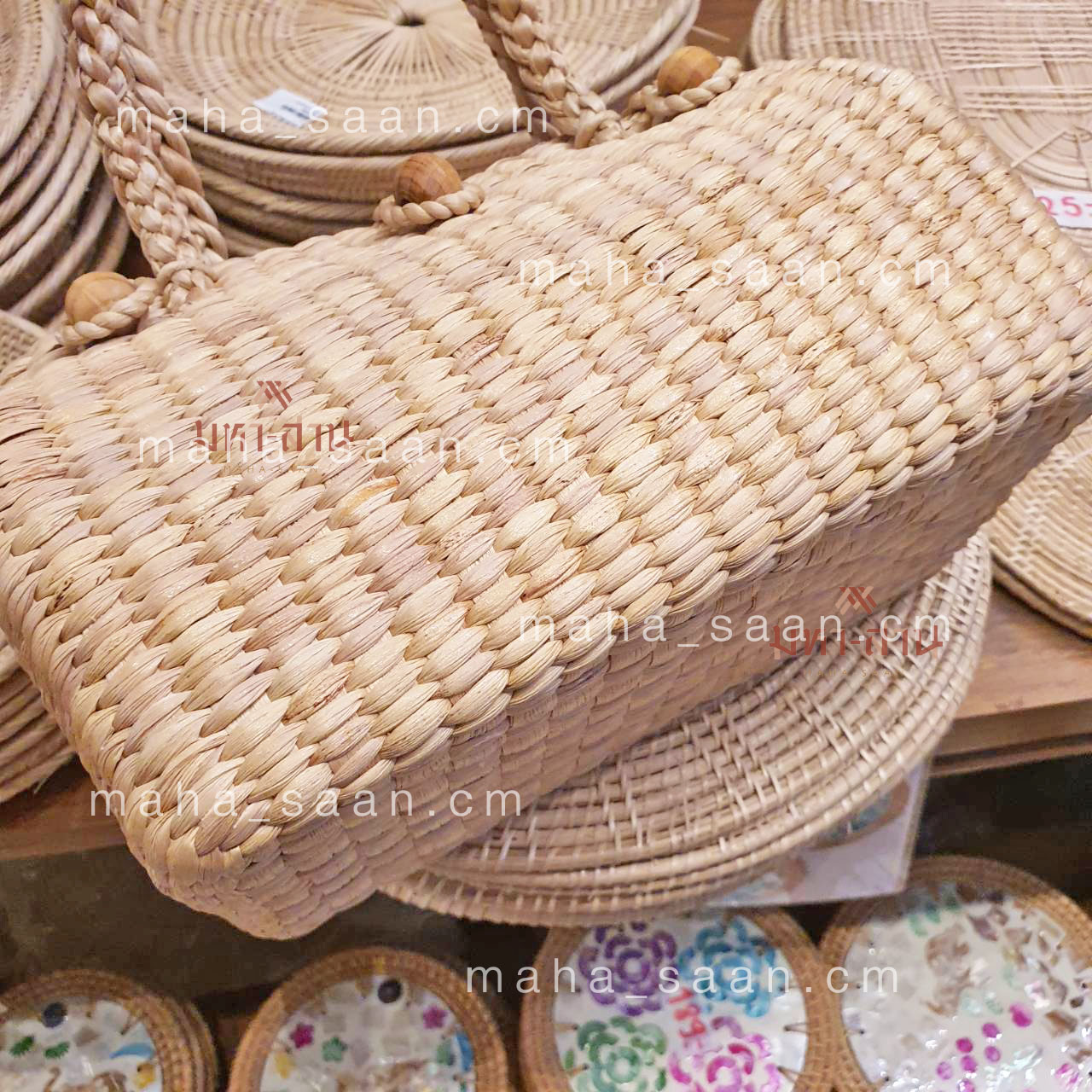 กระเป๋าสานผักตบชวา เกาหลีเกาใจ crossbody bag ถูกที่สุด🌰