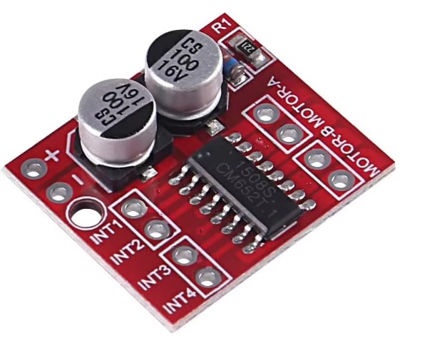MiniL298N บอร์ดขับมอเตอร์ 2 ช่อง 1.5A ขนาดเล็กสำหรับsmart car robot (2 Way PWM Mortor Driver MX1508) MiniL298N