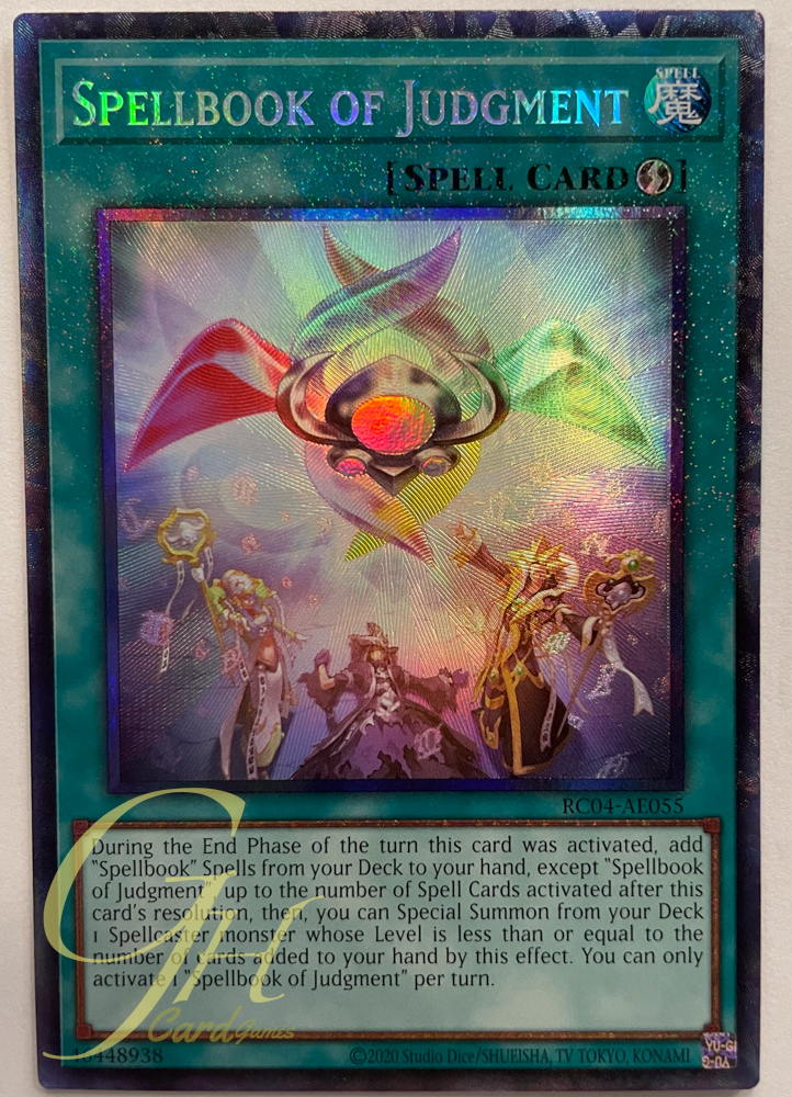 Yugioh [RC04-AE055] Spellbook of Judgment (Collector's Rare)