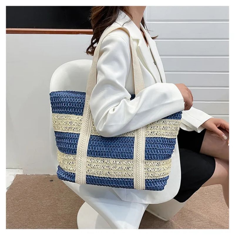 กระเป๋าสะพายข้าง กระเป๋าแฟชั่นผู้หญิง กระเป๋าคาเฟ่ กระเป๋าแฟชั่นเกาหลี กระเป๋าลายทาง