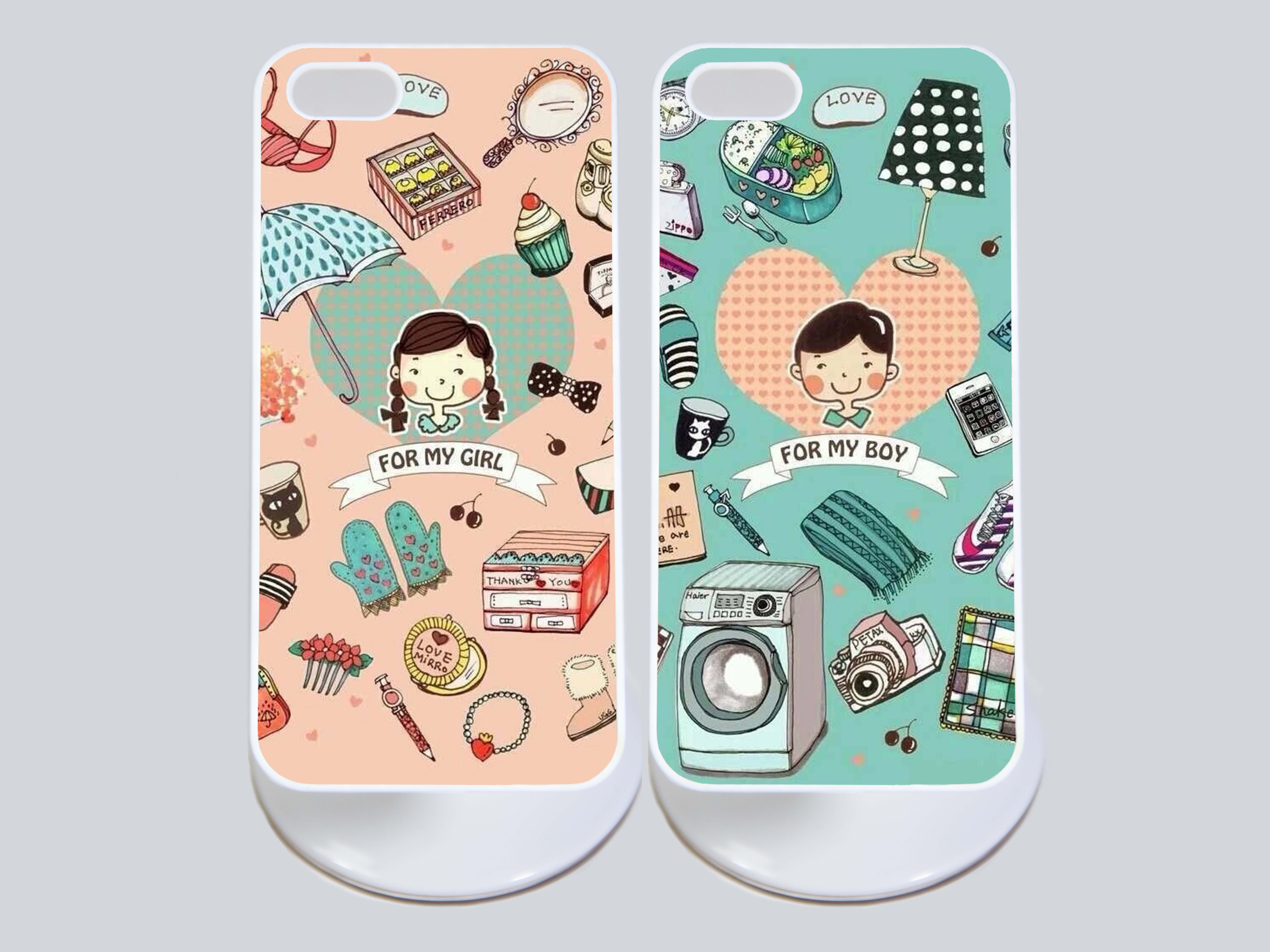 เคสสั่งทำ - ลายการ์ตูนคู่