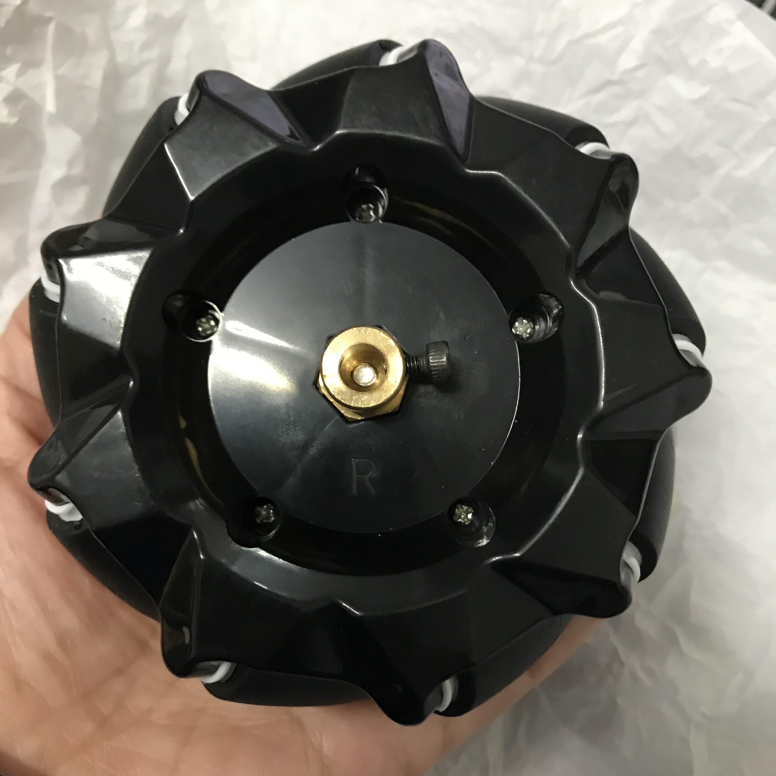 ล้อแมคคานัม Mecanum Wheel ขนาดล้อ 96 มม. wheel hub 6 มม. พร้อม Coupling 4 ตัว