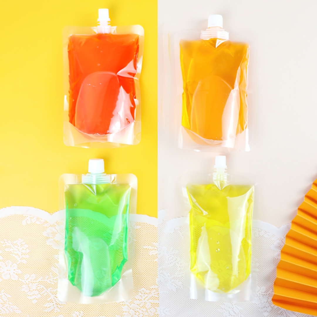 PY-BAG01 ถุงพลาสติกใส พร้อมฝาเกลียวปิด ขนาด 100ml 250ml 500ml