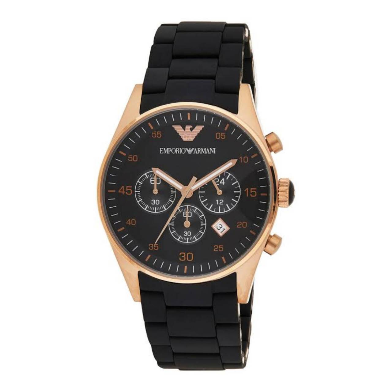 นาฬิกา Emporio Armani Sportivo Quartz Steel Men's Watch AR5905 Size 43 mm
